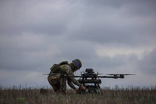 В лесу отдаленного от границы с Украиной российского региона обнаружили беспилотник