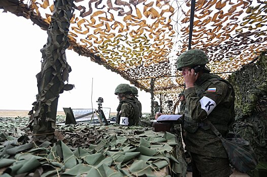 В лесу и горах: военных ЮВО в Абхазии обучают современным средствам разведки