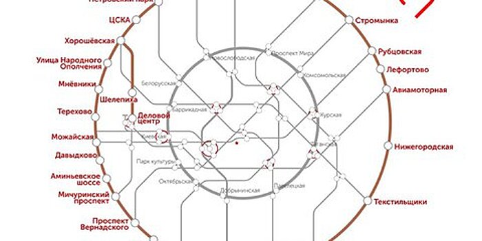 Третье кольцо метрополитена замкнется в 2020 году. Инфографика