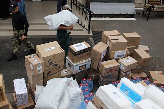 Оренбургская епархия собрала гуманитарную помощь для жителей Донбасса