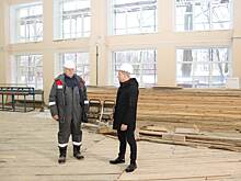 Оперативное совещание провели в поселении Первомайское на месте капитального ремонта