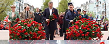 В Дзержинске прошла церемония возложения цветов к Мемориалу Вечного огня
