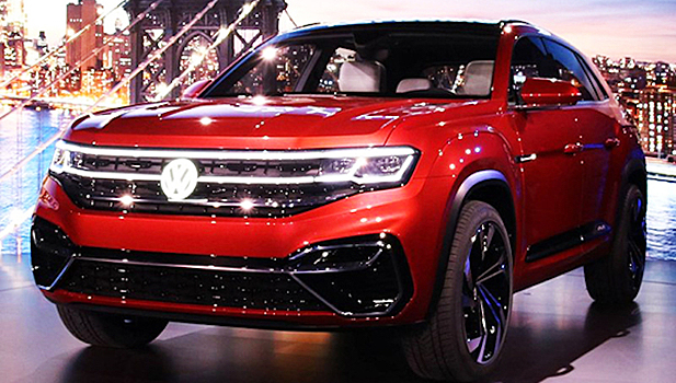 Укороченный Volkswagen Atlas Sport показали на «живых» фото