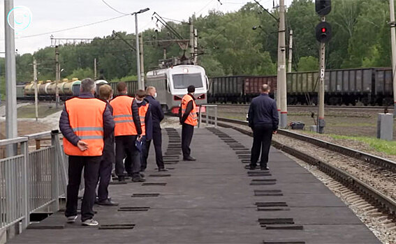 Первую остановку проекта «Городская электричка» построили в Новосибирске