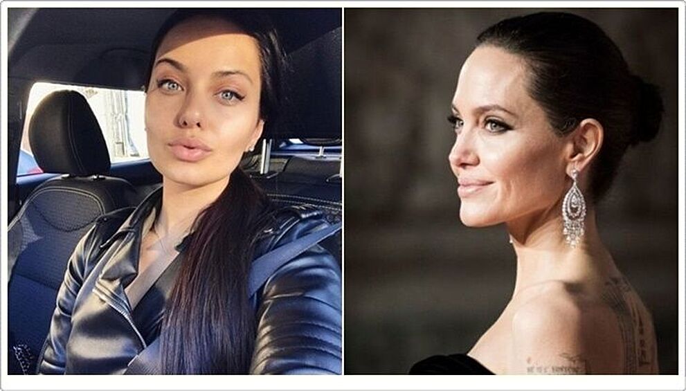 Анджелина Джоли и ее удивительно похожий «близнец».
