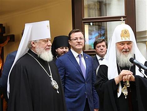 Патриарх Кирилл посетил Поволжский православный институт в Тольятти