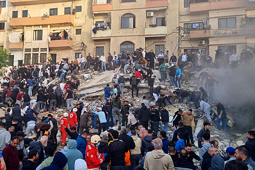 При обрушении дома в Ливане погибли не менее шести человек