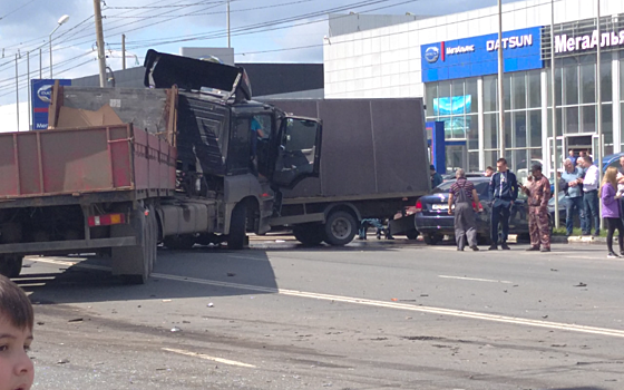 На Московском шоссе в Рязани произошло массовое ДТП