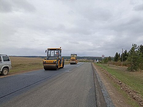 Дорогу Уржум – Буйское – граница республики Марий Эл начали асфальтировать