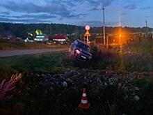 Пьяный водитель не смог справиться с сельской дорогой в Самарской области
