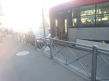 Трамвай сошел с рельсов в Санкт‐Петербурге