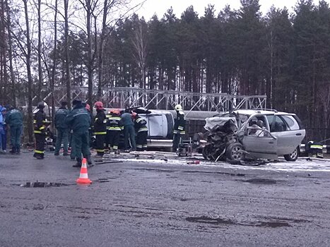 ГАИ о смертельной аварии под Мозырем: от удара BMW подбросило в воздух