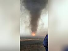 Огненный смерч заметили в Забайкалье