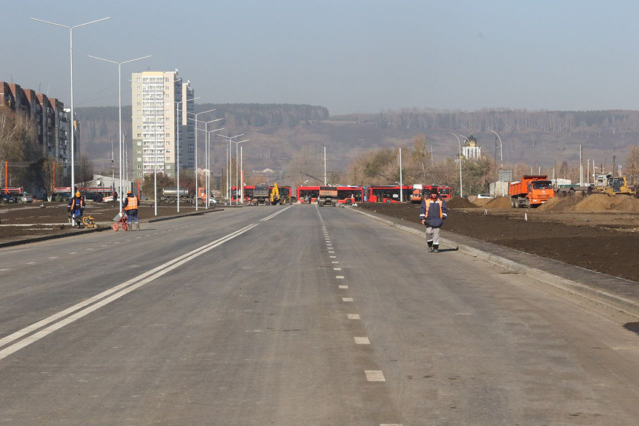 Движение по новому участку Комсомольского проспекта в Кемерове скоро откроется