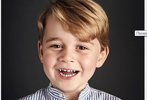 Опубликован новый  фотопортрет британского принца Джорджа