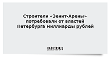 Строители «Зенит-Арены» потребовали от властей Петербурга миллиарды рублей