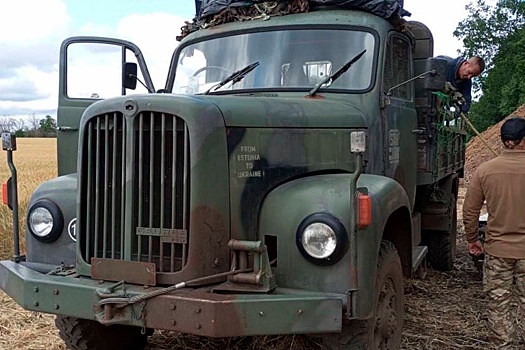 Эстония поставила ВСУ швейцарские автомобили Saurer 2DM разработки 50-х годов