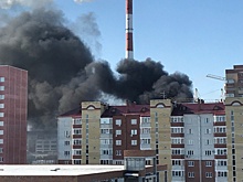Клубы черного дыма на Войновке: тюменцев напугал пожар на строительной площадке