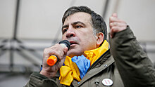 Полиция помешала установить сцену для Саакашвили в Киеве