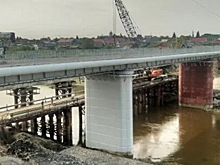 В Омской области в Калачинске достраивают мост через Омь