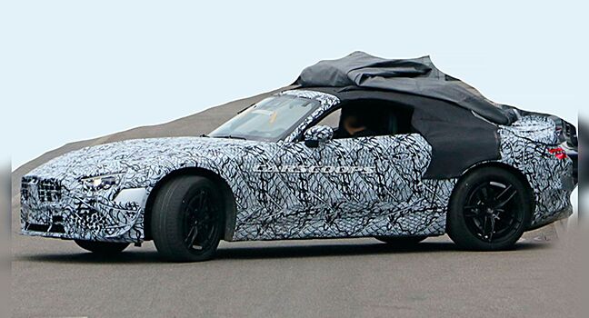 Новый Mercedes SL будет оснащен мягкой крышей