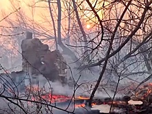 Дорога из огня: опубликованы кадры «изнутри» пожара в Чернобыле