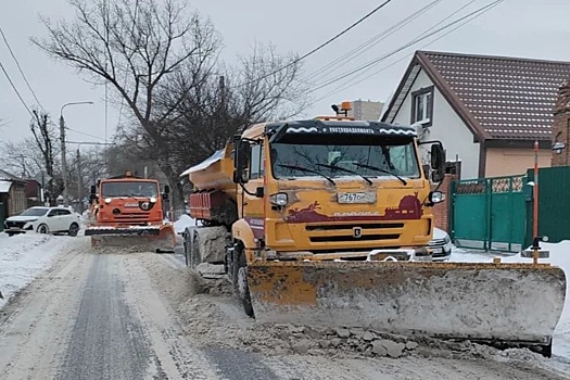 В Ростове-на-Дону прошел сильный снегопад
