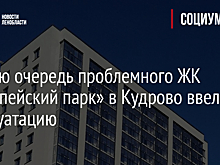 Вторую очередь проблемного ЖК «Европейский парк» в Кудрово ввели в эксплуатацию