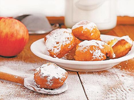Рецепт дня: Пончики с яблоками