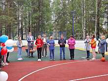 В пгт. Светлополянск Верхнекамского района открыта многофункциональная спортивная площадка