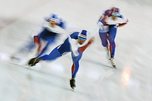 Российские конькобежцы установили мировые рекорды