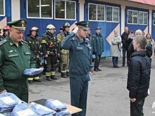Юнармейцы принесли торжественную клятву в 38 ПСЧ