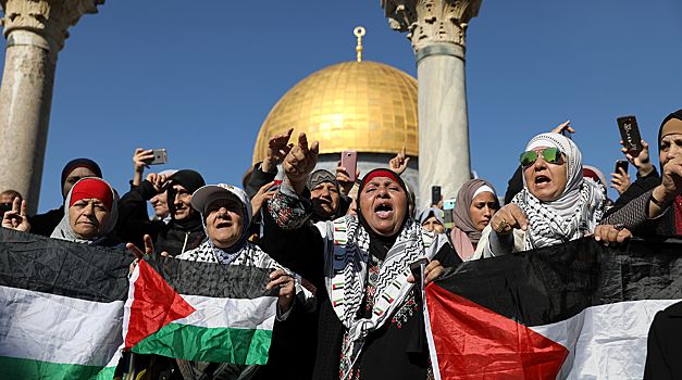 Столкновение мусульман и полиции произошло в Иерусалиме