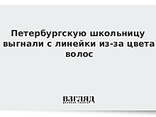 Петербургскую школьницу выгнали с линейки из-за цвета волос