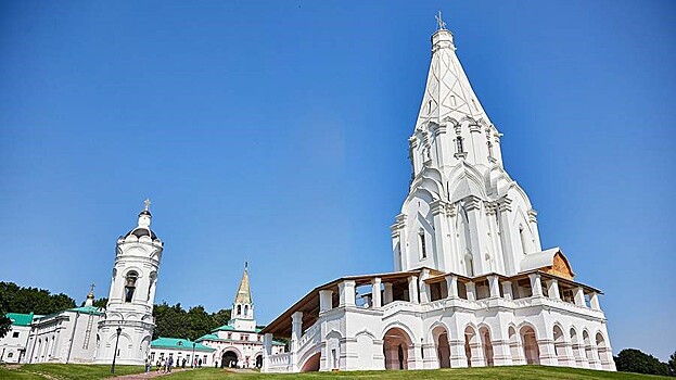 Восстановлена шатровая церковь Вознесения Господня музея-заповедника "Коломенское"