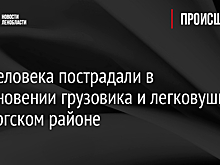 Три человека пострадали в столкновении грузовика и легковушки в Выборгском районе
