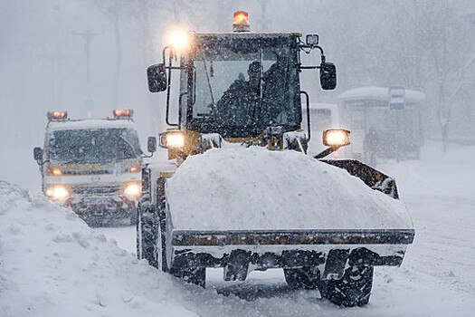 Снежная буря на Сахалине привела к массовым ДТП