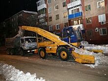 За сутки из Кемерова вывезли более 12 000 кубометров снега