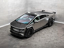 Страшный и ещё страшнее: ателье Mansory наконец-то добралось до Tesla Cybertruck