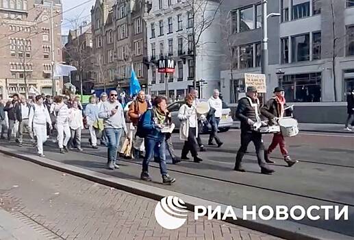 Более тысячи голландцев вышли протестовать против поставок оружия Украине