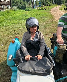 Мария Голубкина отдыхает в деревне