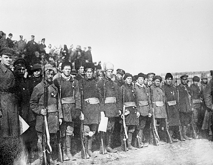 Гражданская война и иностранная интервенция 1917-1922 годы Мобилизация в Красную армию, 1918 год