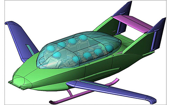 Летающий автомобиль разработали в Новосибирске