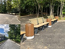 В Савелках у корпуса 619 завершили работы по благоустройству дворовой территории