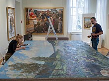 Битва с пылью и временем: в Оренбурге две исторические картины обрели вторую жизнь