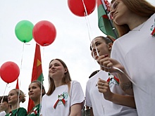 В Минске проводили делегацию на фестиваль "Молодежь - за Союзное государство"