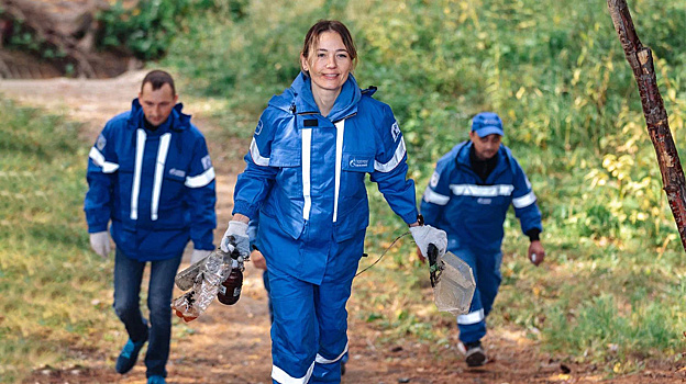 Экоактивисты «Газпромнефть-Автоматизации» собрали 1,5 тонны мусора в Ноябрьске