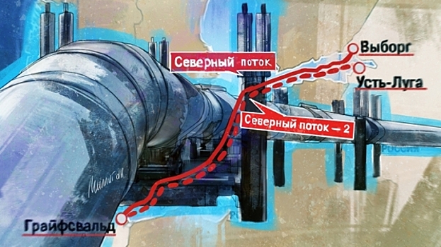 Реализация «Северного потока — 2» к лету уменьшит газовую ренту Украины