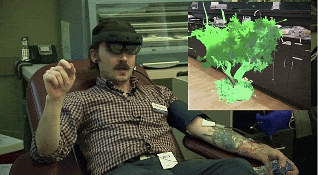 Доноров крови успокоили с помощью дополненной реальности