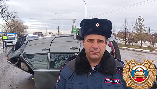 Двое пострадали: в Чалтыре перевернулся автомобиль